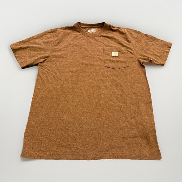 Carhartt Other - Carhartt Mens Brown Loose Fit Pocket Tee Workwear Short Sleeve T-Shirt M K87 B00